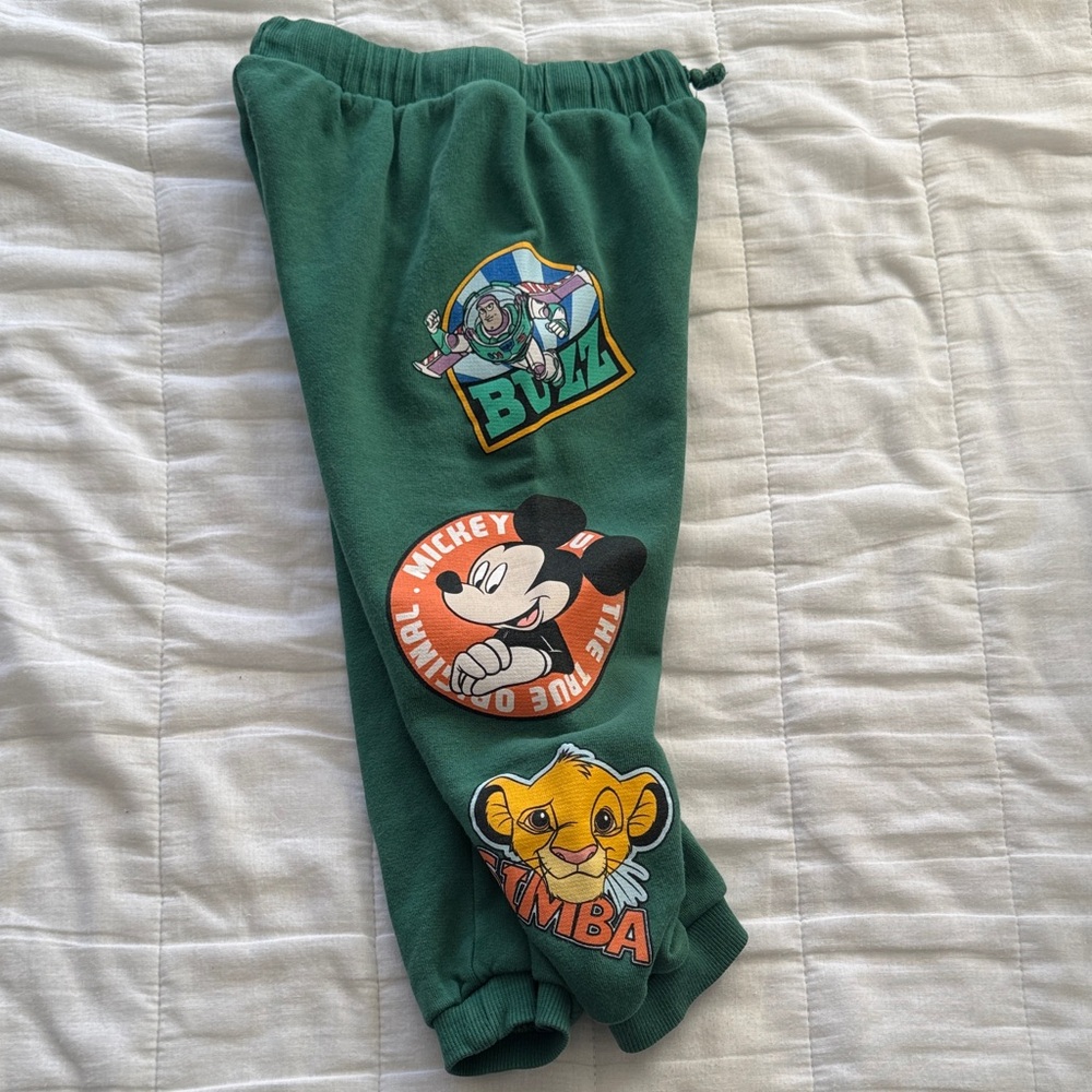 Disney Green 100 Years Sweatpants